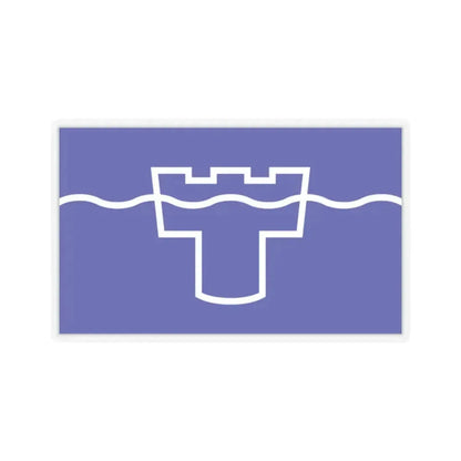 Flag of Tyne & Wear UK - STICKER Vinyl Kiss-Cut Decal 2 Inch Transparent - The Sticker Space