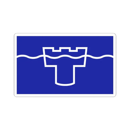 Flag of Tyne & Wear UK - STICKER Vinyl Kiss-Cut Decal 2 Inch White - The Sticker Space