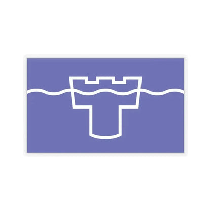 Flag of Tyne & Wear UK - STICKER Vinyl Kiss-Cut Decal 3 Inch Transparent - The Sticker Space