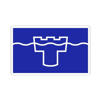 Flag of Tyne & Wear UK - STICKER Vinyl Kiss-Cut Decal 6 Inch White - The Sticker Space