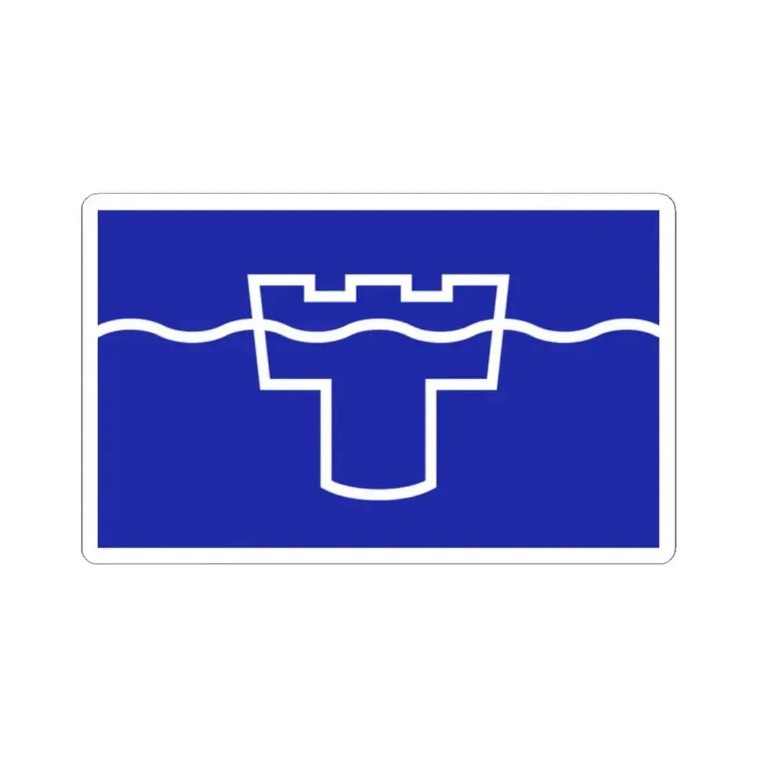 Flag of Tyne & Wear UK - STICKER Vinyl Kiss-Cut Decal - The Sticker Space