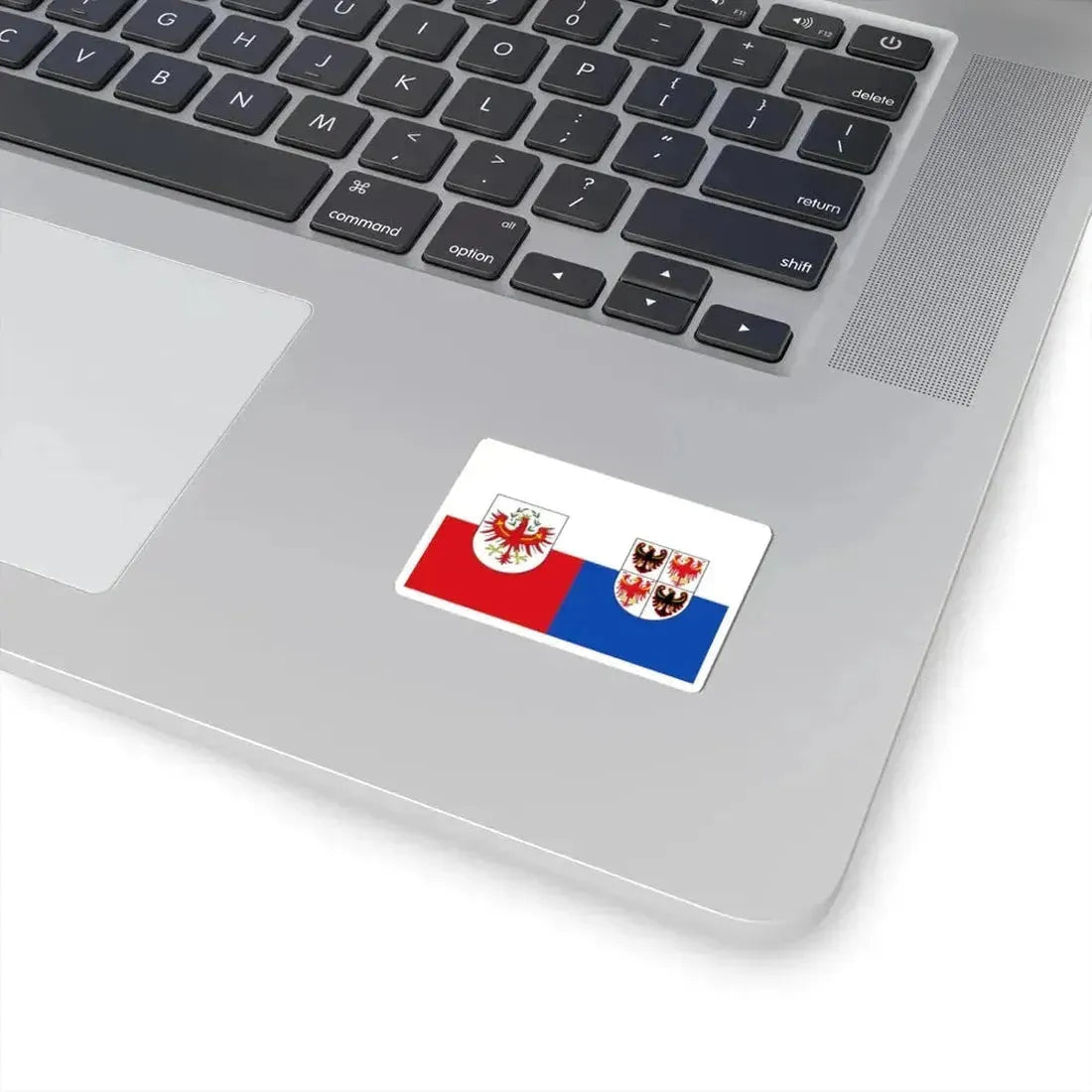 Flag of Tyrol and of Trentino-South Tyrol (Austria) STICKER Vinyl Kiss-Cut Decal - The Sticker Space