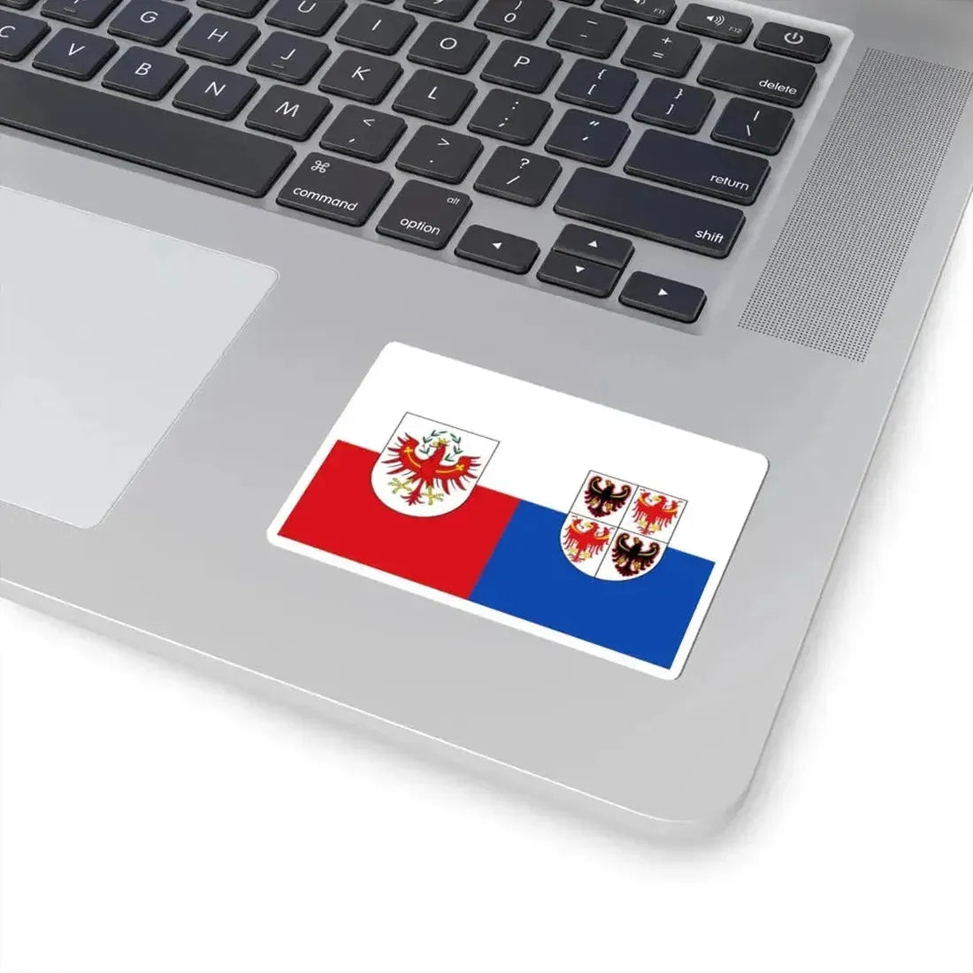 Flag of Tyrol and of Trentino-South Tyrol (Austria) STICKER Vinyl Kiss-Cut Decal - The Sticker Space