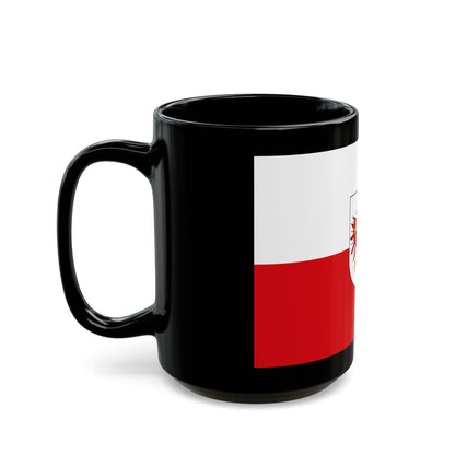 Flag of Tyrol Tirol Austria - Black Coffee Mug-The Sticker Space