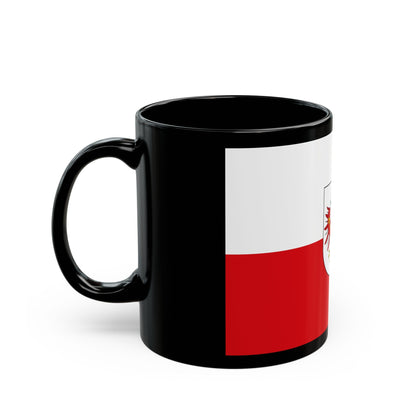 Flag of Tyrol Tirol Austria - Black Coffee Mug-The Sticker Space