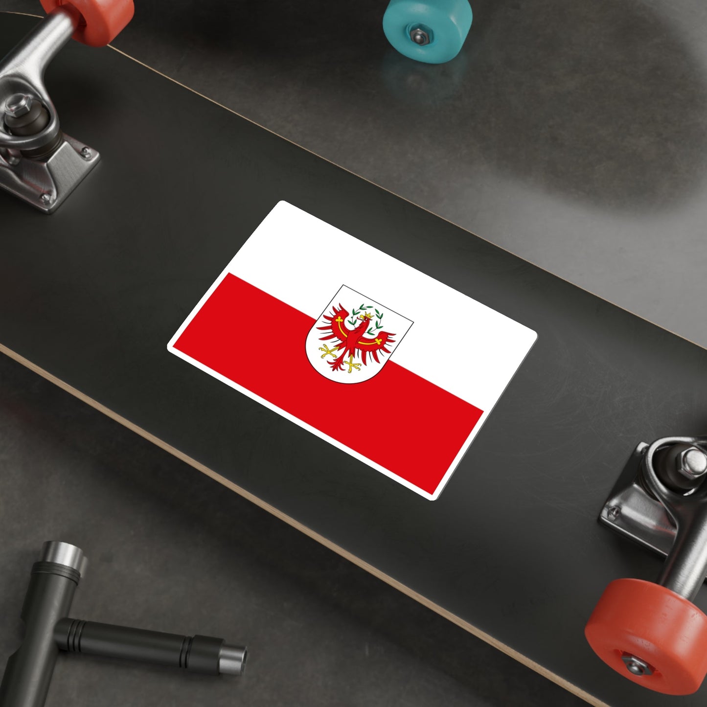 Flag of Tyrol Tirol Austria STICKER Vinyl Die-Cut Decal-The Sticker Space