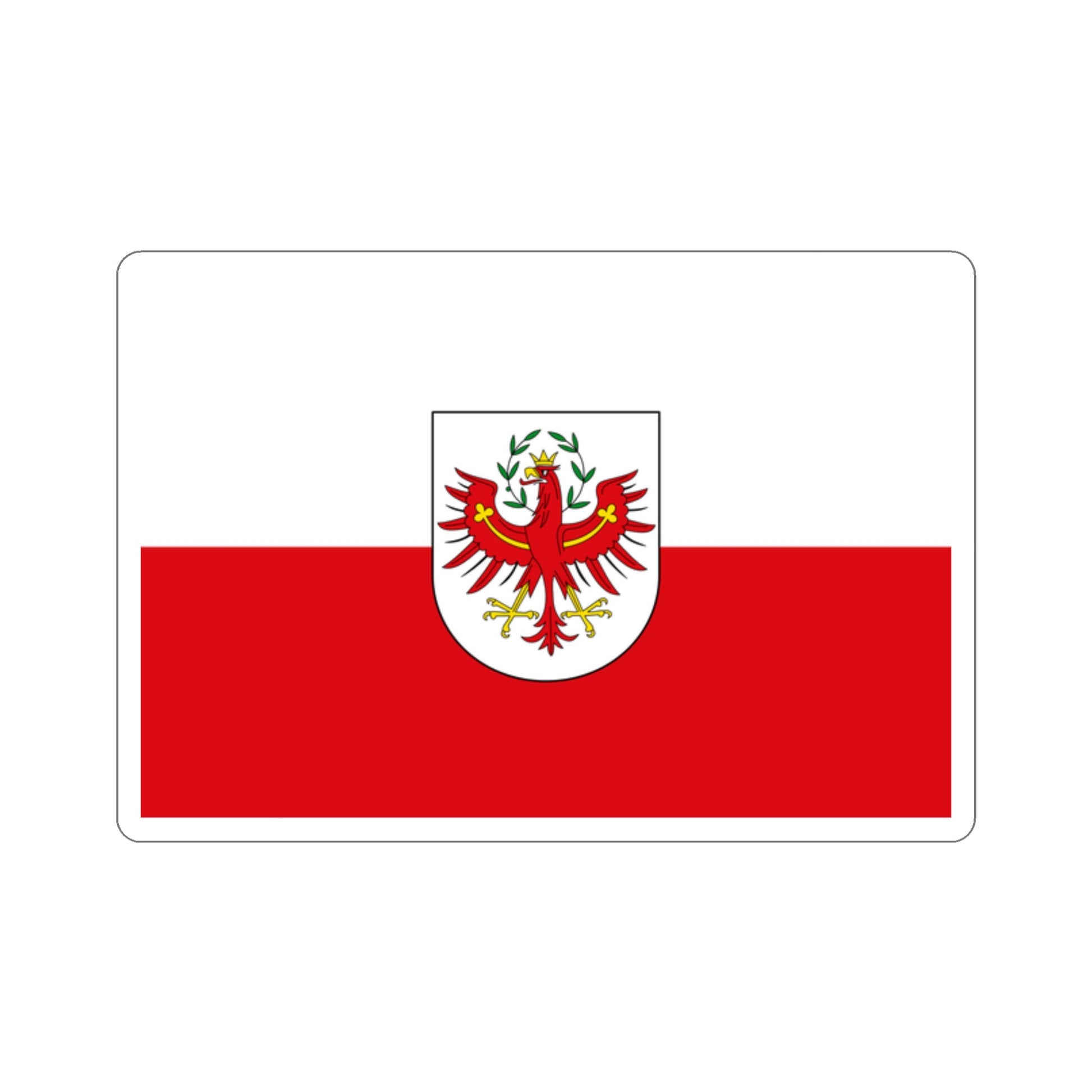 Flag of Tyrol Tirol Austria STICKER Vinyl Die-Cut Decal-2 Inch-The Sticker Space