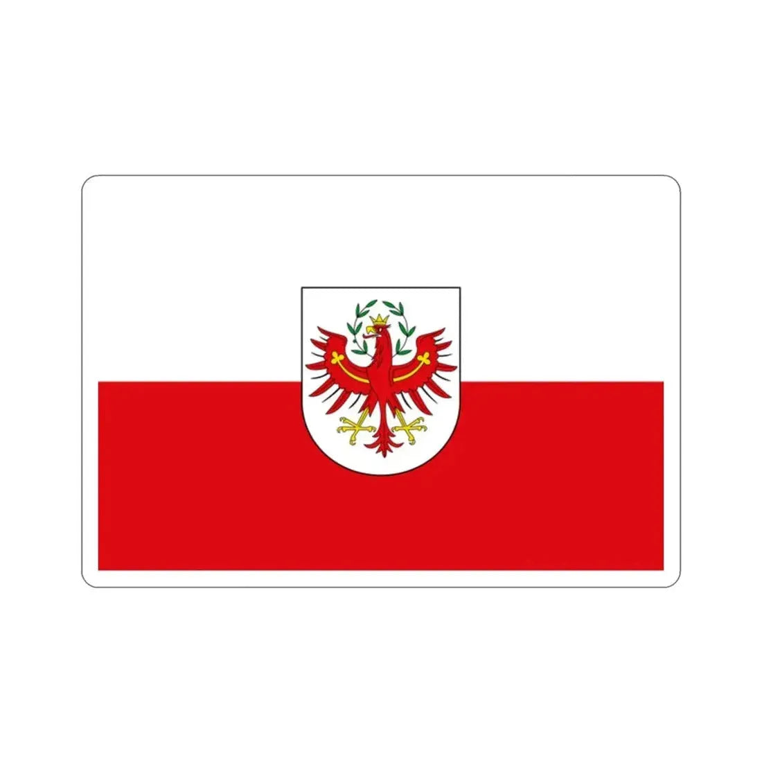 Flag of Tyrol Tirol Austria STICKER Vinyl Die-Cut Decal - The Sticker Space