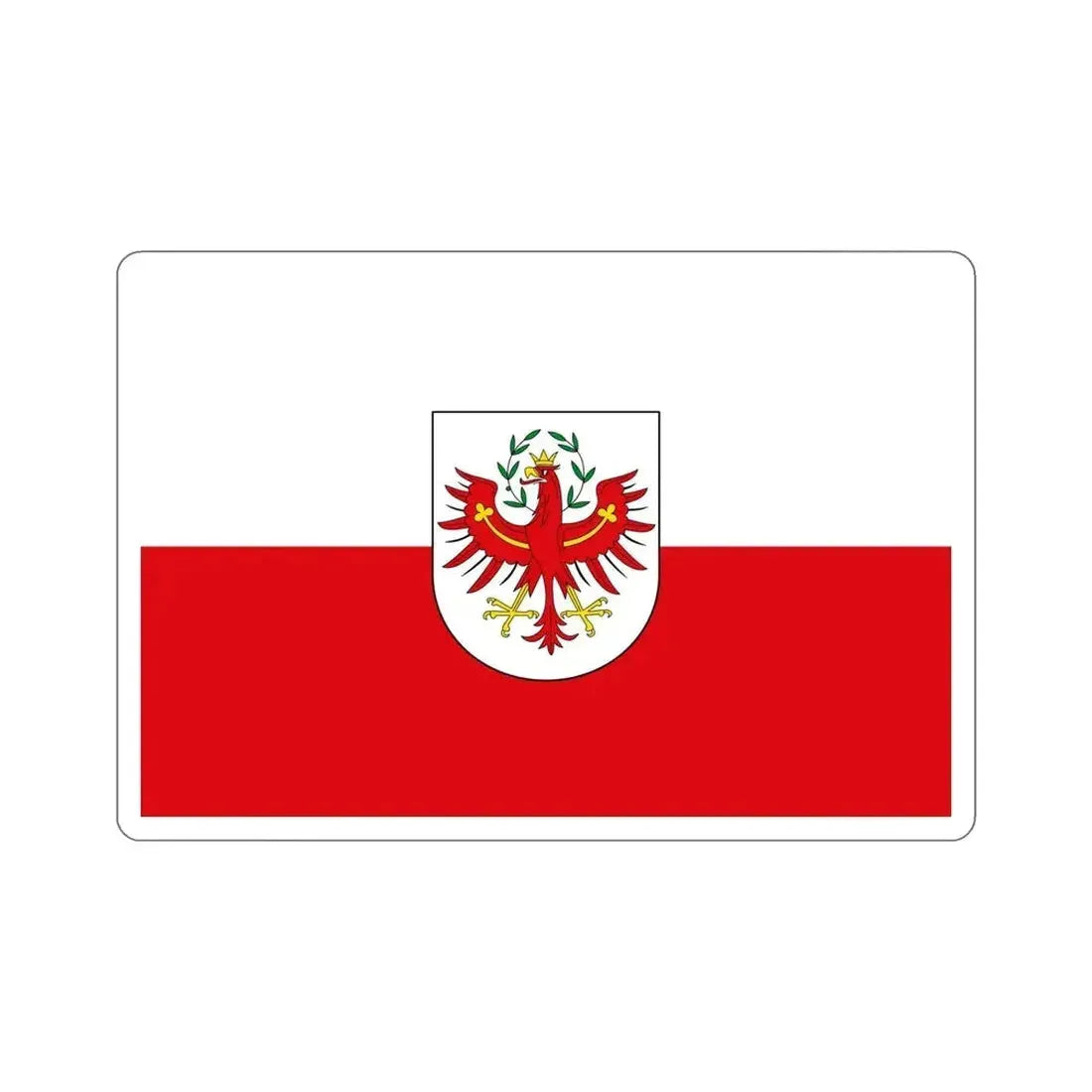 Flag of Tyrol Tirol Austria STICKER Vinyl Die-Cut Decal - The Sticker Space