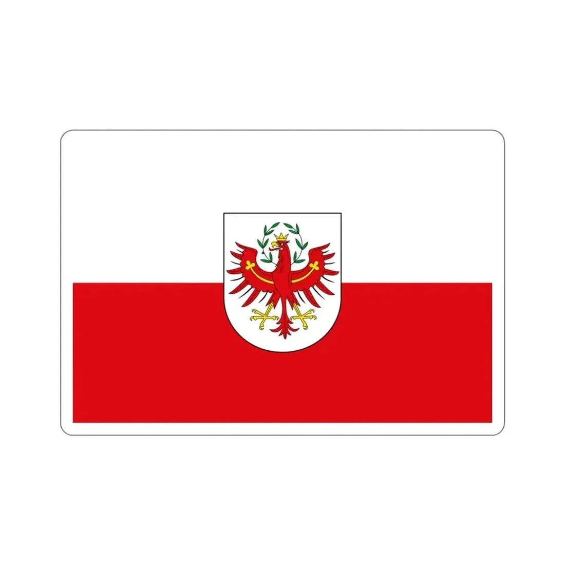 Flag of Tyrol Tirol Austria STICKER Vinyl Die-Cut Decal - The Sticker Space