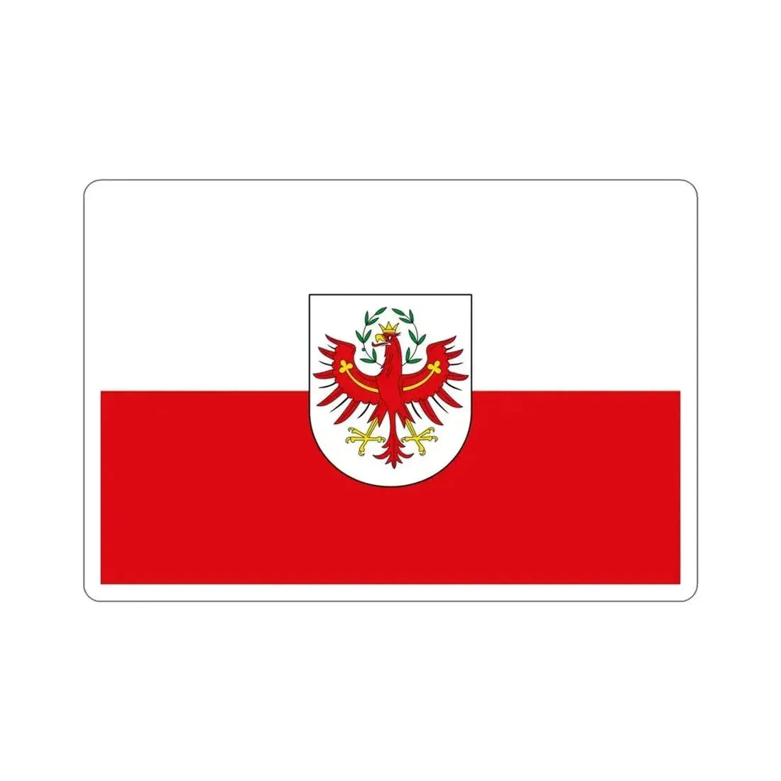 Flag of Tyrol Tirol Austria STICKER Vinyl Die-Cut Decal - The Sticker Space