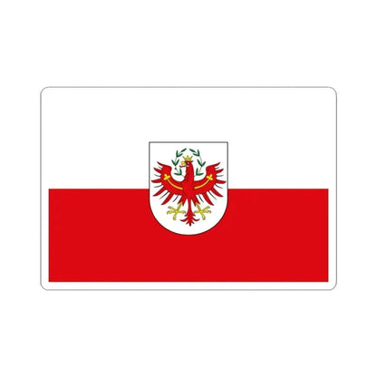 Flag of Tyrol Tirol Austria - STICKER Vinyl Kiss-Cut Decal 3 Inch White - The Sticker Space
