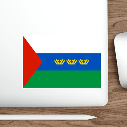 Flag of Tyumen Oblast Russia STICKER Vinyl Die-Cut Decal-The Sticker Space