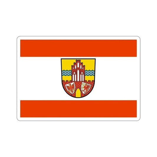 Flag of Uckermark Germany STICKER Vinyl Die-Cut Decal 6 Inch - The Sticker Space