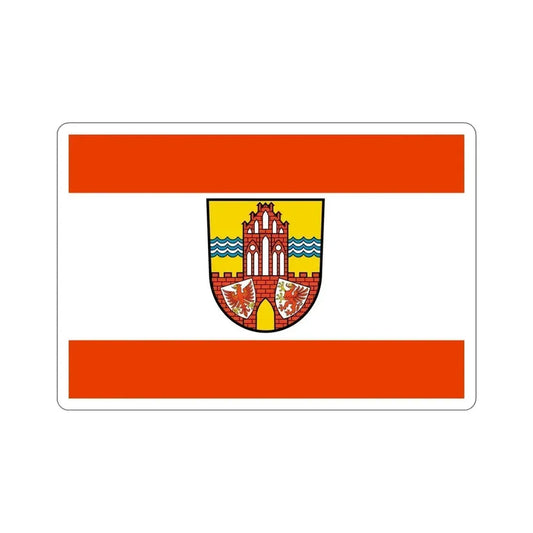 Flag of Uckermark Germany STICKER Vinyl Die-Cut Decal 6 Inch - The Sticker Space
