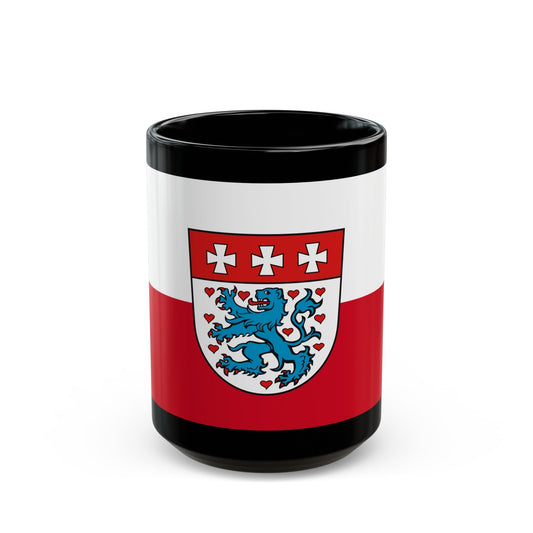 Flag of Uelzen Germany - Black Coffee Mug-15oz-The Sticker Space