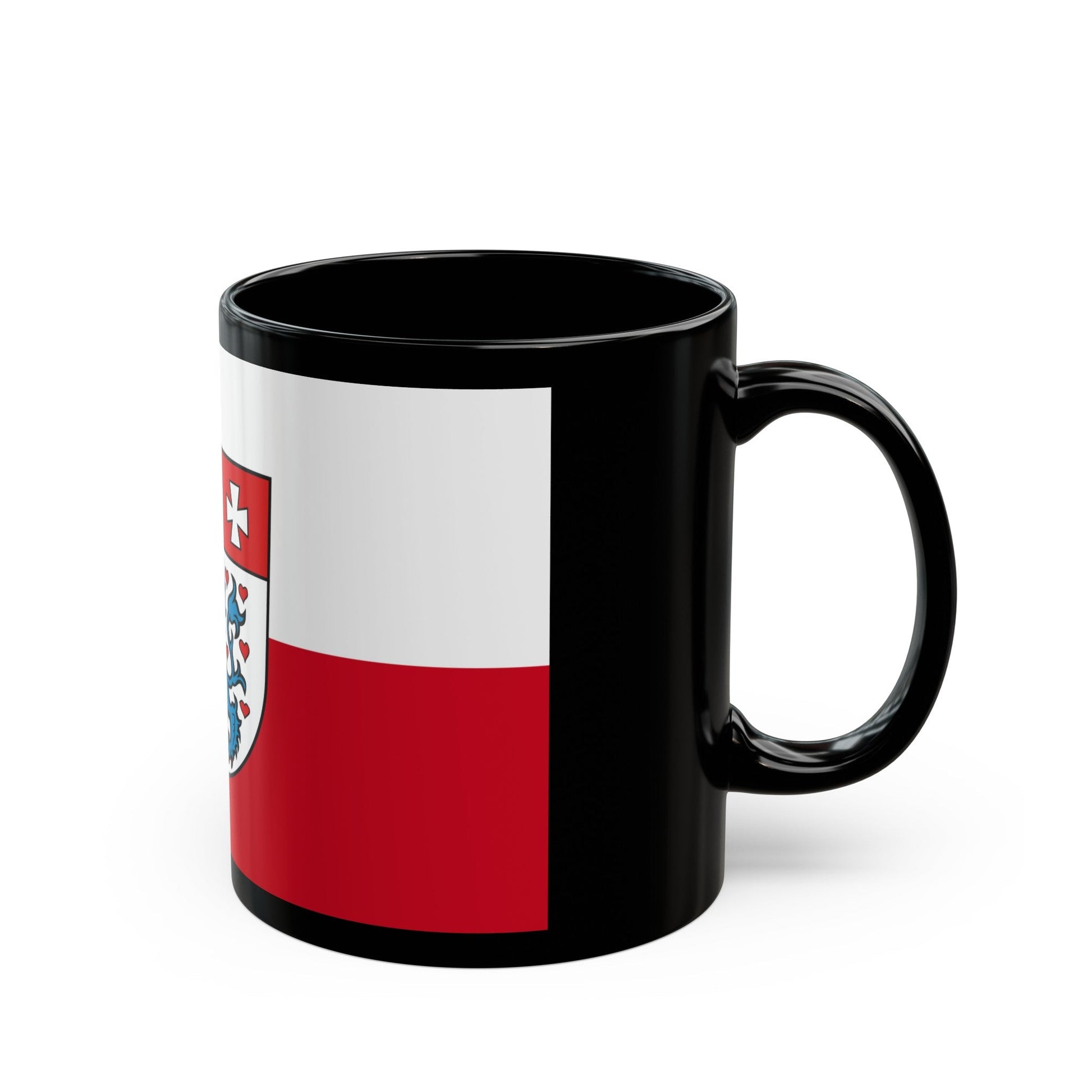 Flag of Uelzen Germany - Black Coffee Mug-The Sticker Space