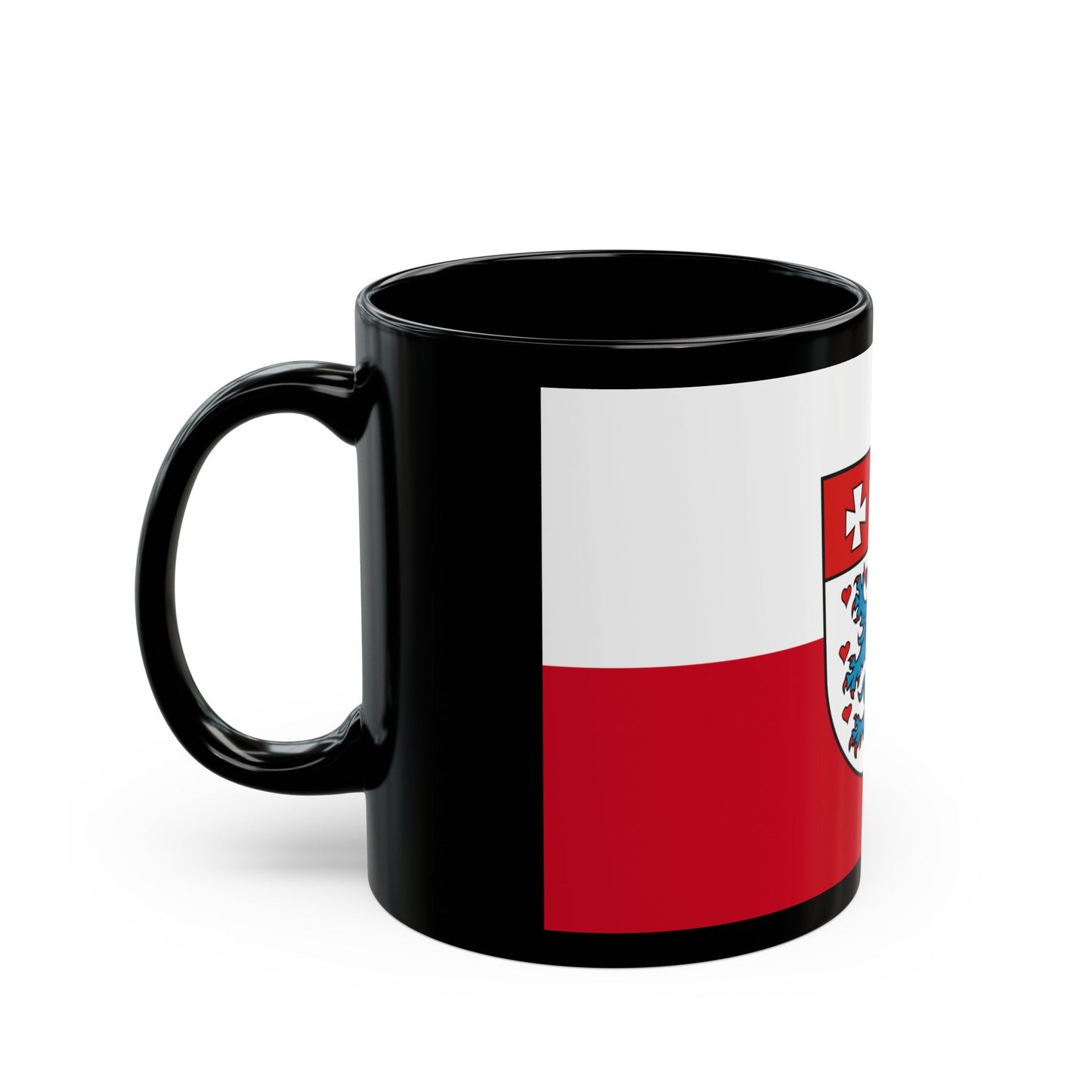 Flag of Uelzen Germany - Black Coffee Mug-The Sticker Space