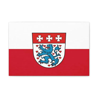 Flag of Uelzen Germany - Canvas Wall Art 18″ x 12″ 1.25" - The Sticker Space