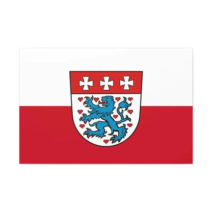 Flag of Uelzen Germany - Canvas Wall Art - The Sticker Space