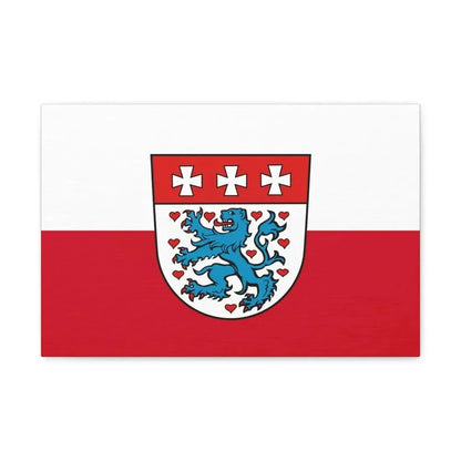 Flag of Uelzen Germany - Canvas Wall Art - The Sticker Space
