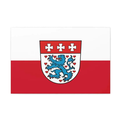Flag of Uelzen Germany - Canvas Wall Art - The Sticker Space