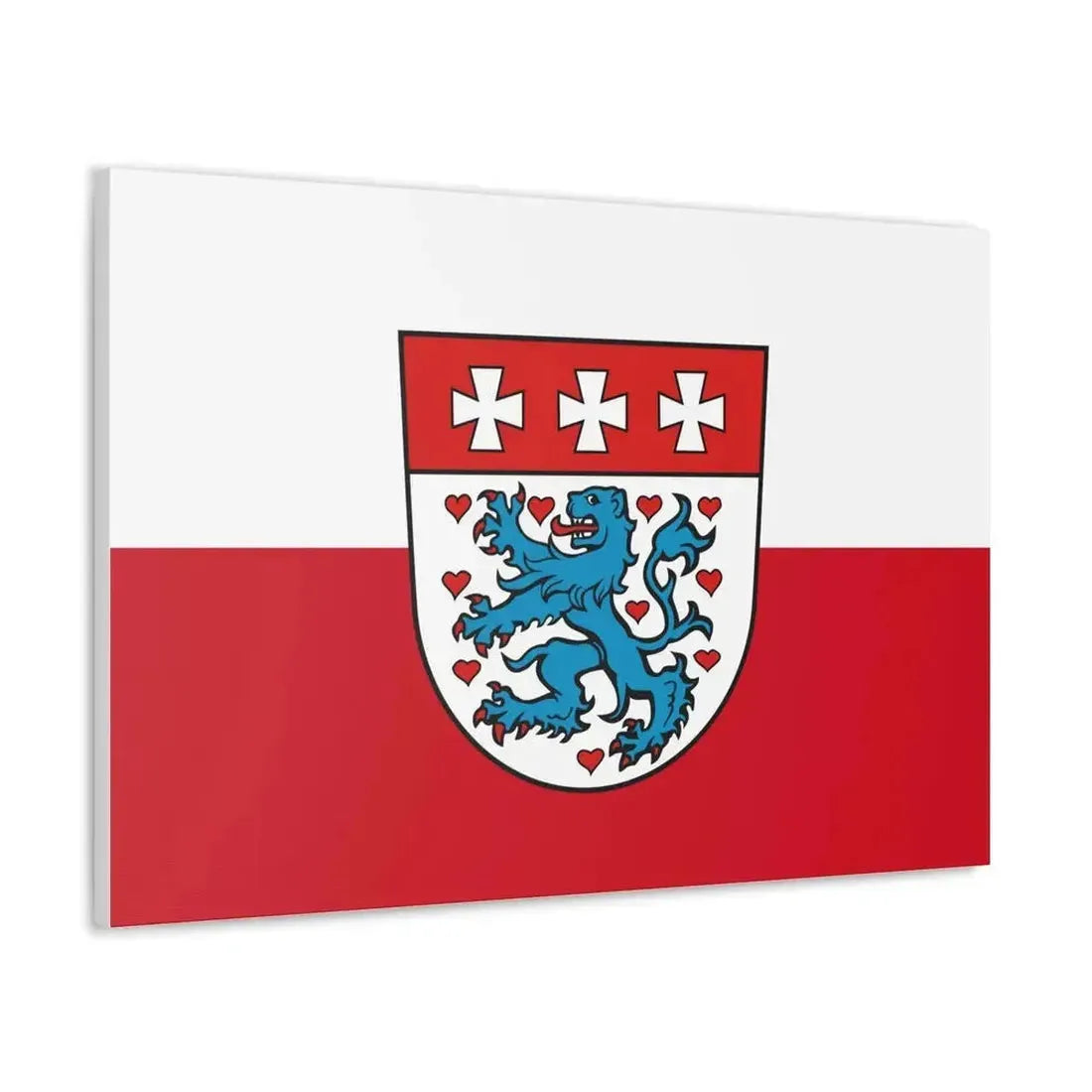 Flag of Uelzen Germany - Canvas Wall Art - The Sticker Space