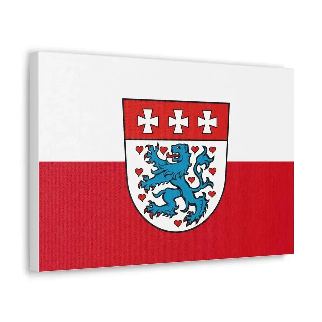 Flag of Uelzen Germany - Canvas Wall Art - The Sticker Space