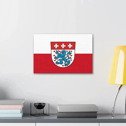 Flag of Uelzen Germany - Canvas Wall Art - The Sticker Space