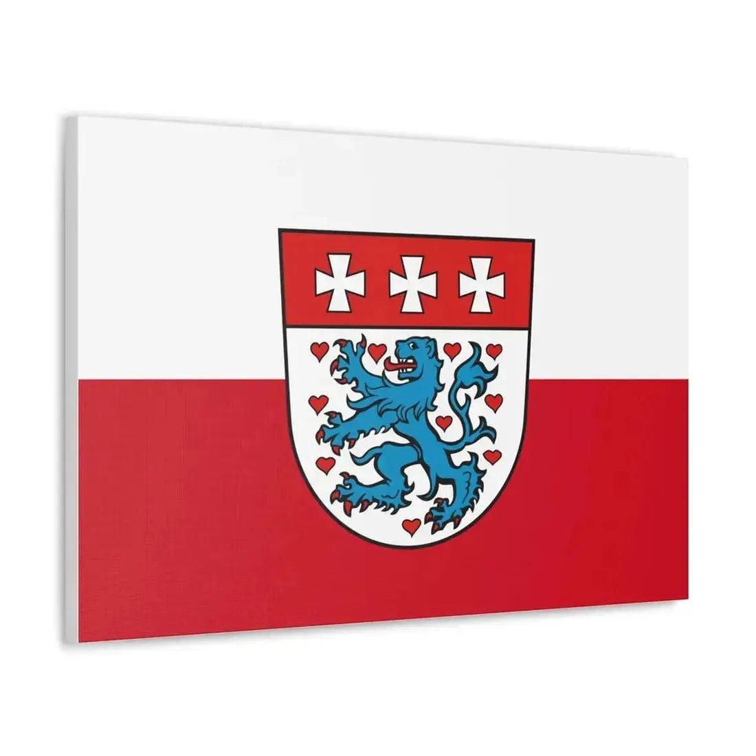 Flag of Uelzen Germany - Canvas Wall Art - The Sticker Space