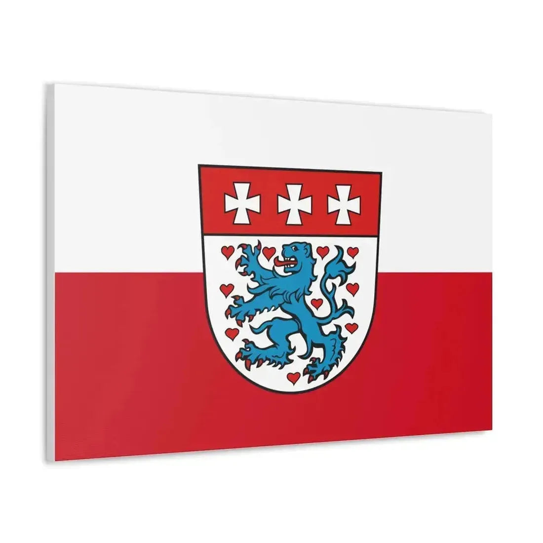 Flag of Uelzen Germany - Canvas Wall Art - The Sticker Space