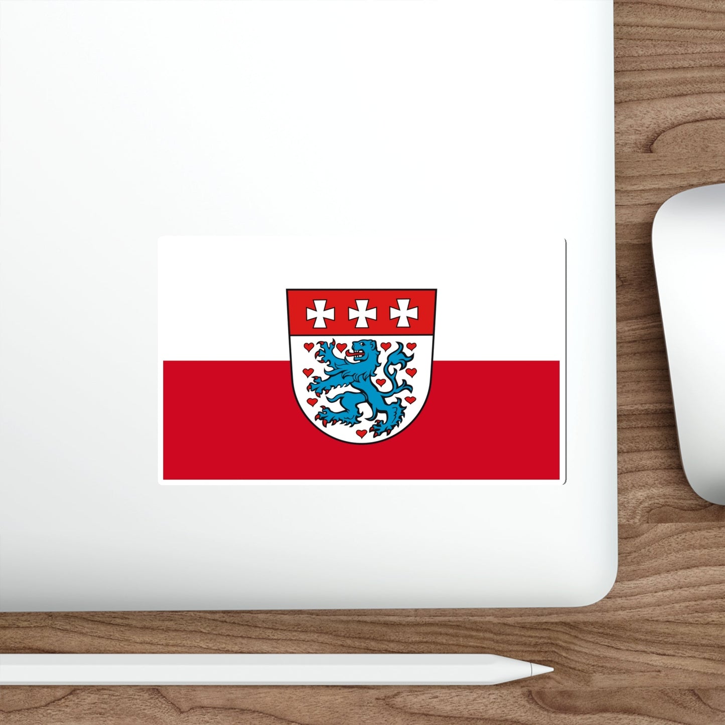 Flag of Uelzen Germany STICKER Vinyl Die-Cut Decal-The Sticker Space