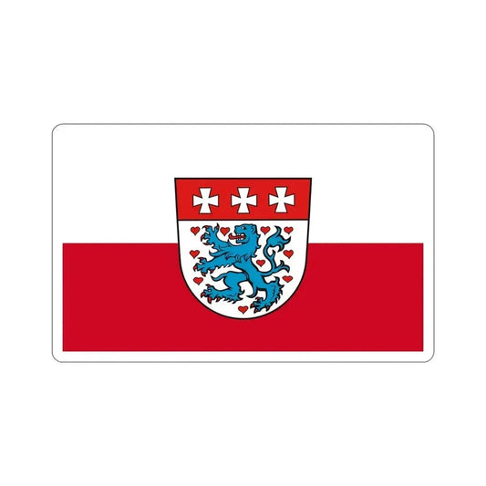 Flag of Uelzen Germany STICKER Vinyl Die-Cut Decal 6 Inch - The Sticker Space