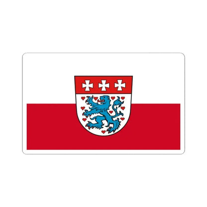 Flag of Uelzen Germany - STICKER Vinyl Kiss-Cut Decal 2 Inch White - The Sticker Space