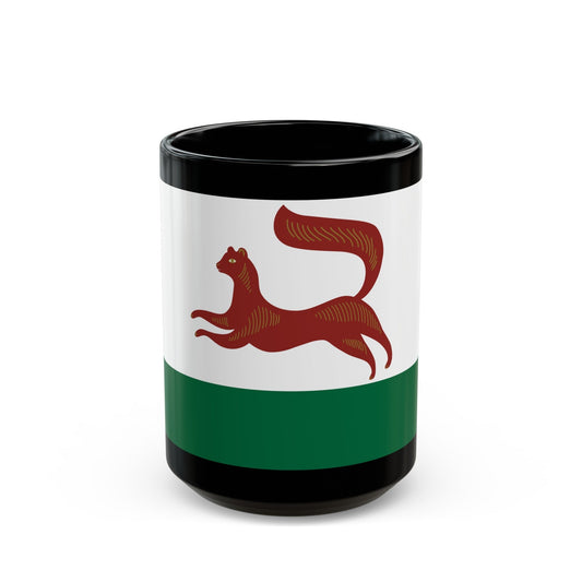 Flag of Ufa Russia - Black Coffee Mug-15oz-The Sticker Space