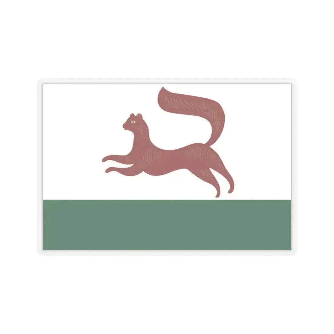 Flag of Ufa Russia - STICKER Vinyl Kiss-Cut Decal 2 Inch Transparent - The Sticker Space