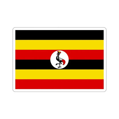 Flag of Uganda STICKER Vinyl Die-Cut Decal 2 Inch - The Sticker Space