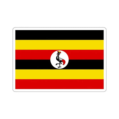 Flag of Uganda STICKER Vinyl Die-Cut Decal 3 Inch - The Sticker Space