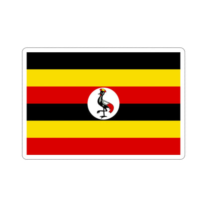 Flag of Uganda STICKER Vinyl Die-Cut Decal-4 Inch-The Sticker Space