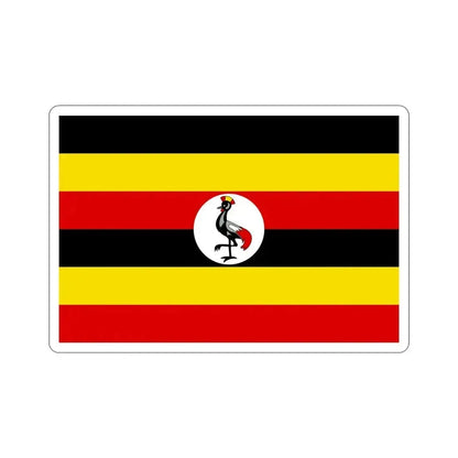 Flag of Uganda STICKER Vinyl Die-Cut Decal 5 Inch - The Sticker Space