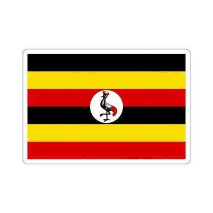 Flag of Uganda STICKER Vinyl Die-Cut Decal 6 Inch - The Sticker Space