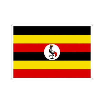 Flag of Uganda STICKER Vinyl Die-Cut Decal - The Sticker Space