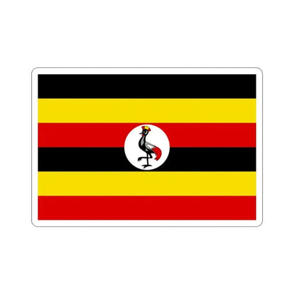 Flag of Uganda STICKER Vinyl Die-Cut Decal - The Sticker Space