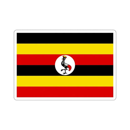 Flag of Uganda STICKER Vinyl Die-Cut Decal - The Sticker Space
