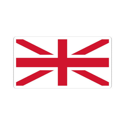 Flag of UK wo Scotland (United Kingdom) STICKER Vinyl Kiss-Cut Decal 3 Inch White - The Sticker Space