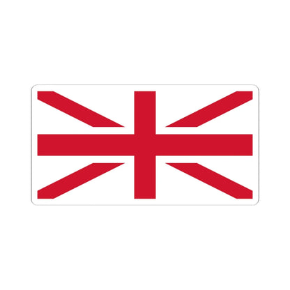 Flag of UK wo Scotland (United Kingdom) STICKER Vinyl Kiss-Cut Decal 4 Inch White - The Sticker Space