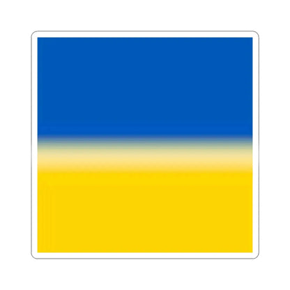 Flag of Ukraine 1-1 (Ukraine) STICKER Vinyl Kiss-Cut Decal 6 Inch White - The Sticker Space