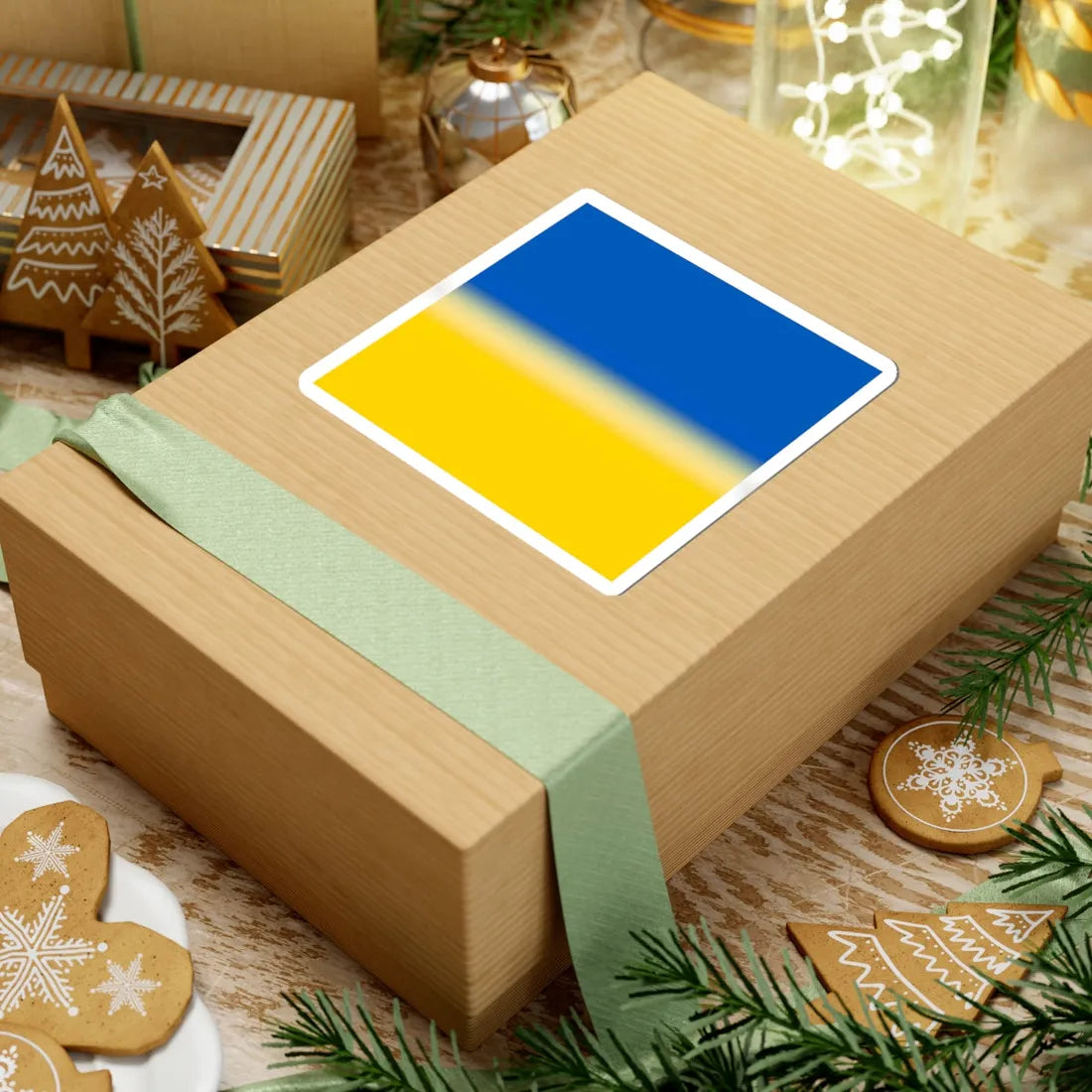 Flag of Ukraine 1-1 (Ukraine) STICKER Vinyl Kiss-Cut Decal - The Sticker Space