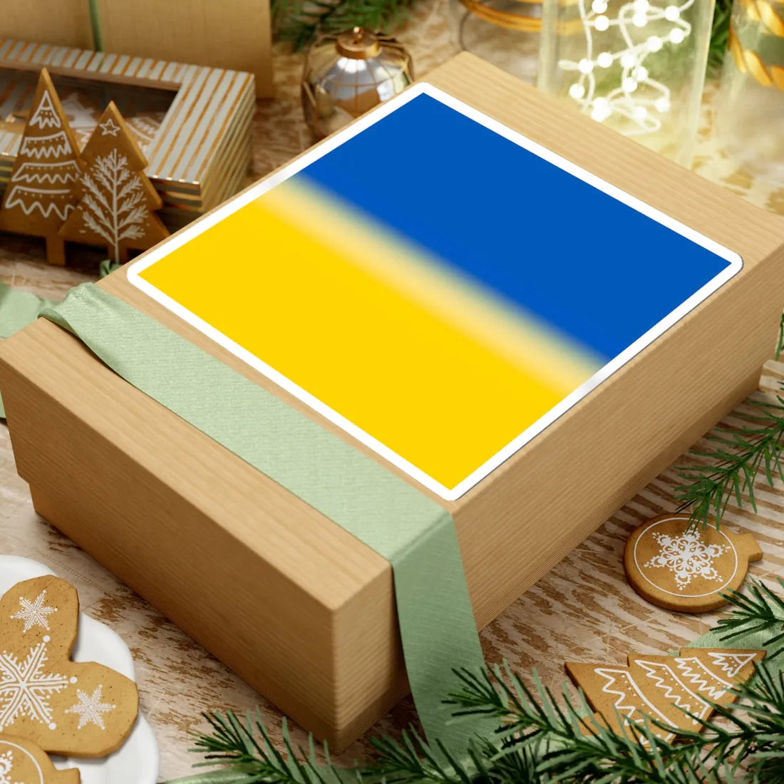 Flag of Ukraine 1-1 (Ukraine) STICKER Vinyl Kiss-Cut Decal - The Sticker Space