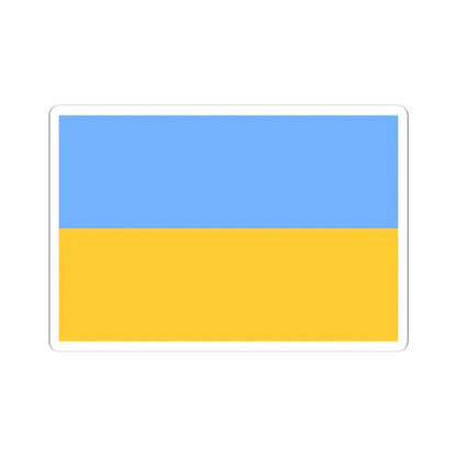 Flag of Ukraine 1917-1921 (Ukraine) STICKER Vinyl Kiss-Cut Decal 6 Inch White - The Sticker Space